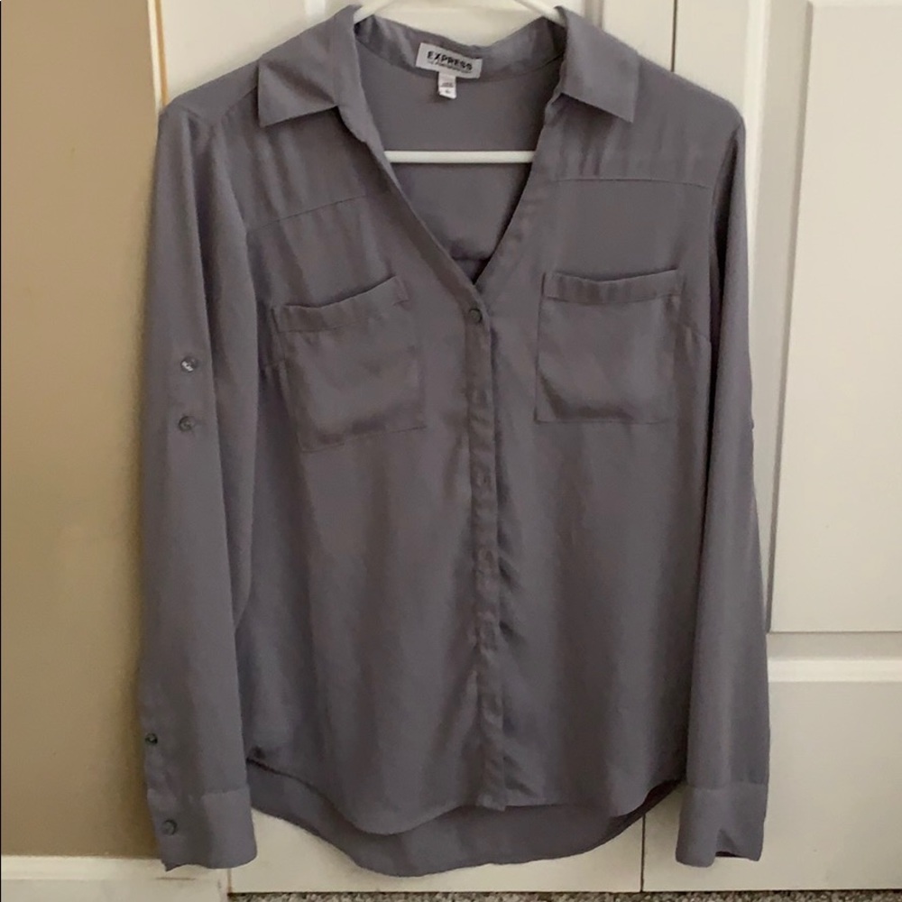 Express grey portofino shirt